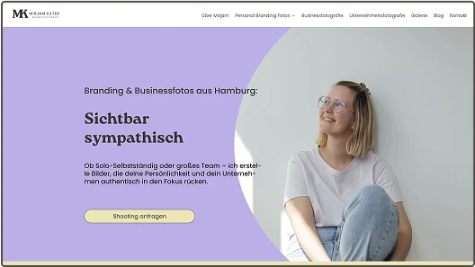Screenshot Mirjam Kilter neues Branding3